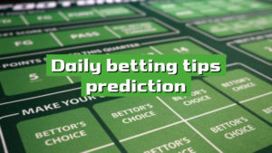 Daily betting tips prediction