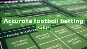 Accurate football betting site