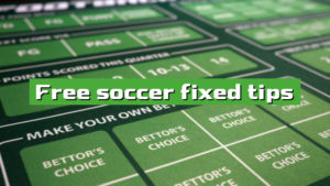 Free soccer fixed tips