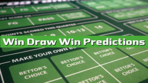 Win Draw Win Predictions