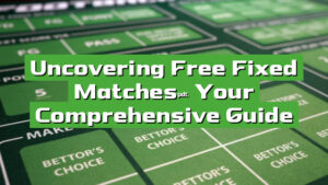 Uncovering Free Fixed Matches: Your Comprehensive Guide