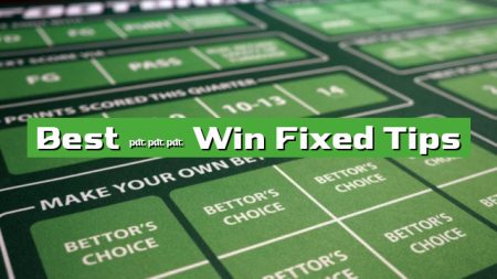 Best 1×2 Win Fixed Tips