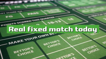 Real fixed match today